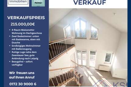 Wohnung Zwenkau - 4 Zimmer, 82 m&sup2;, 215.000&euro; | Angebot:24607903