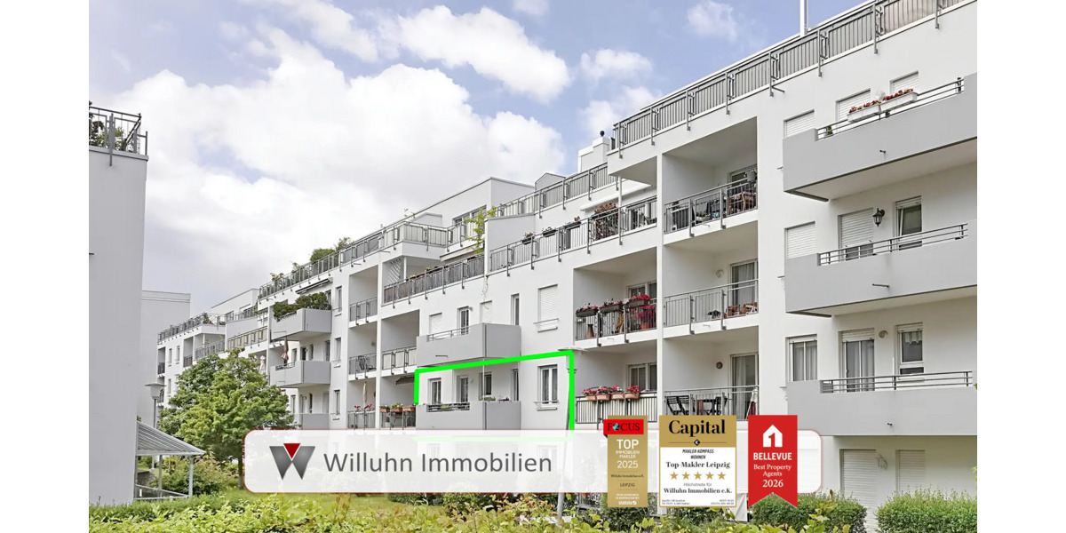Zentrum-Süd: Eigentumswohnung mit Tiefgaragenstellplatz I Balkon I Einbauküche I Fernwärme 2 zimmer