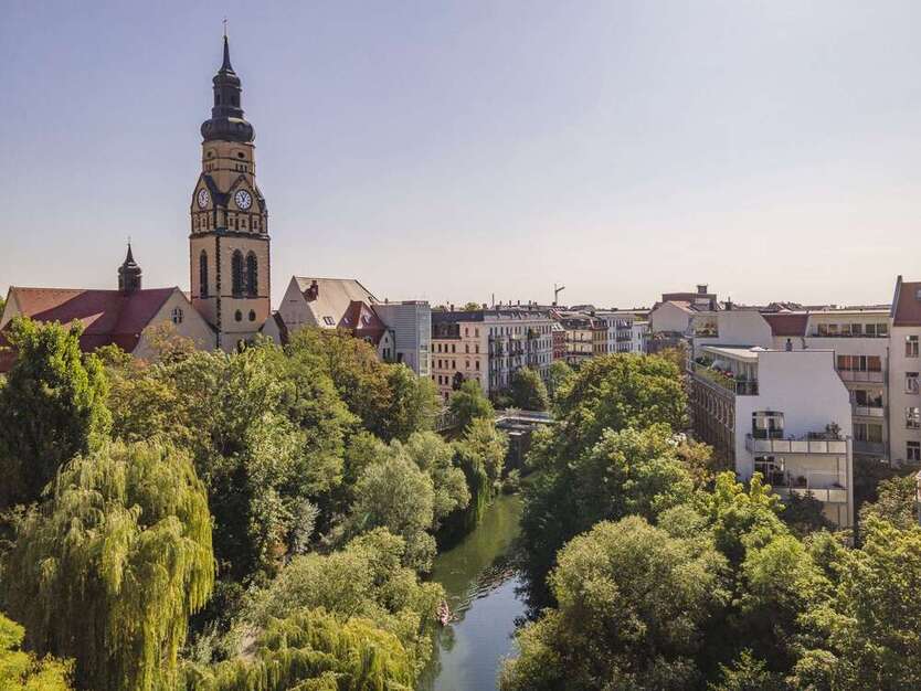 Ruhig und urban: 150m zur Karl-Heine-Str. 600m zum Palmgarten 4 zimmer