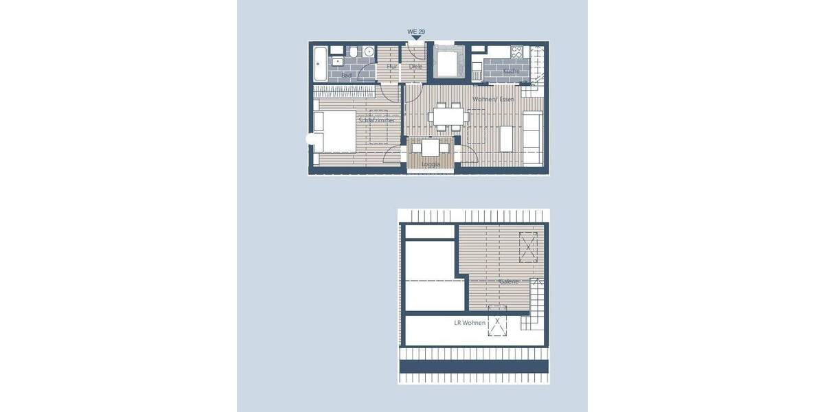 Etagenwohnung Leipzig Lindenau - 2 Zimmer, 61 m&sup2;, 209.800&euro; | Angebot:26017768