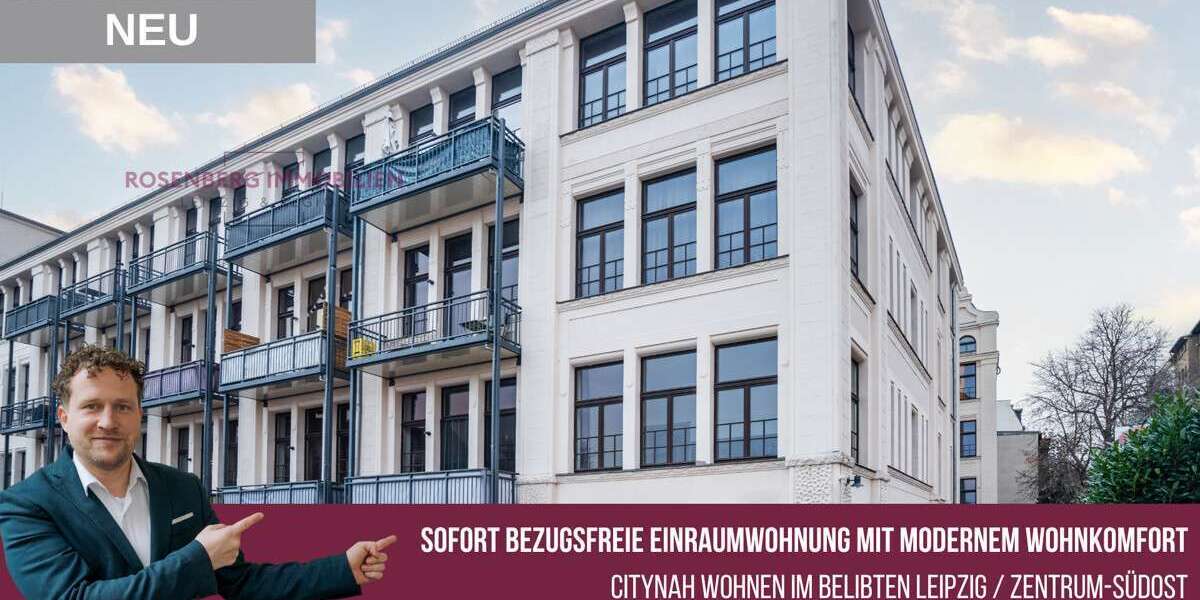 Etagenwohnung Leipzig / Zentrum-Südost Südost - 1 Zimmer, 32 m&sup2;, 99.900&euro; | Angebot:26617339