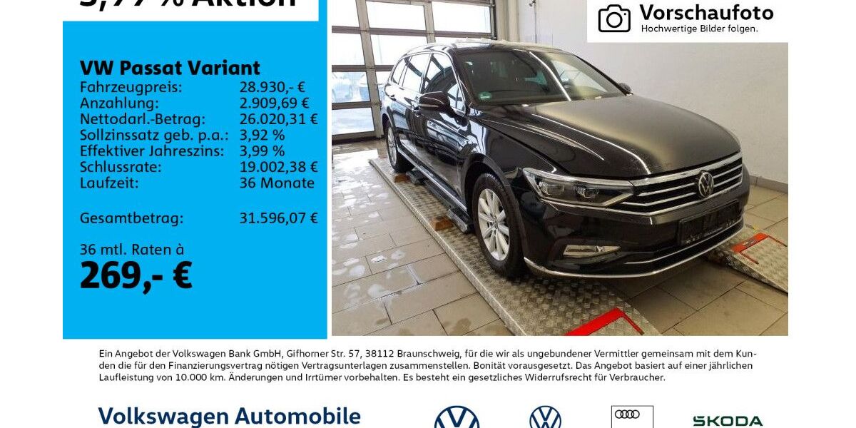 VW Passat 50.332 km 28.930 &euro; Leipzig 04178