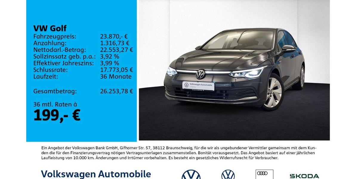 VW Golf 30.311 km 22.670 &euro; Leipzig 04277