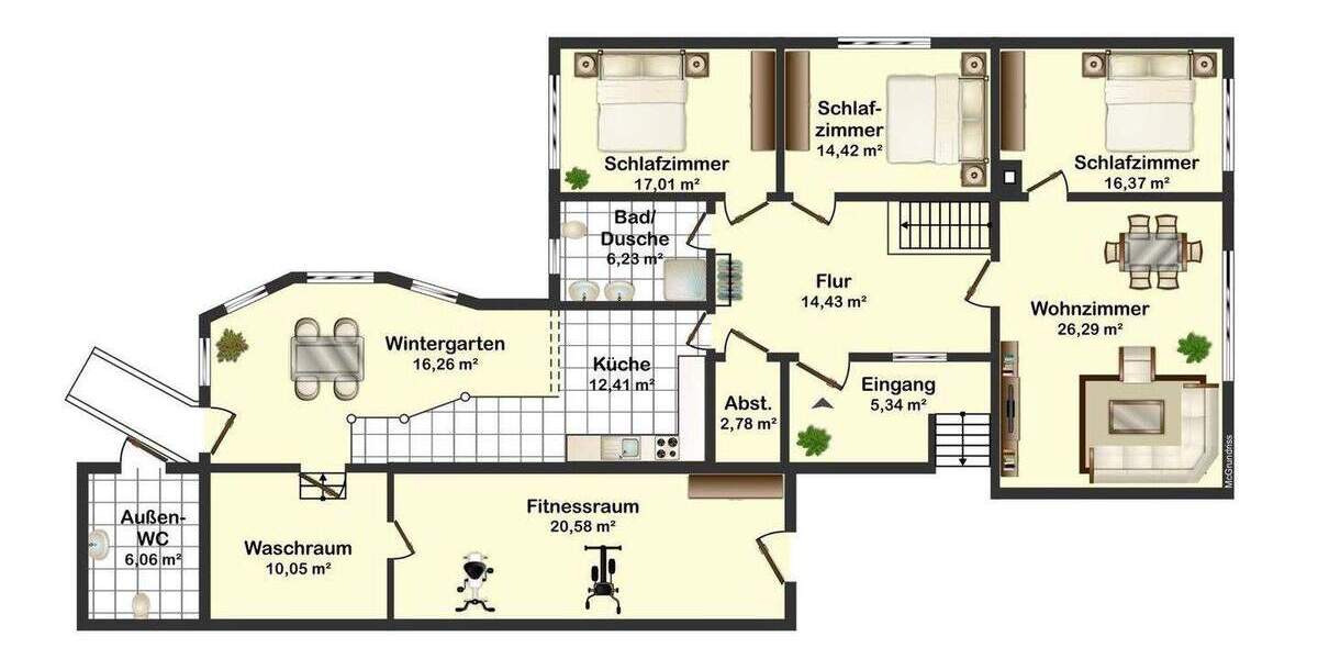 Bungalow Leipzig Baalsdorf - 6 Zimmer, 152 m&sup2;, 595.000&euro; | Angebot:25711184
